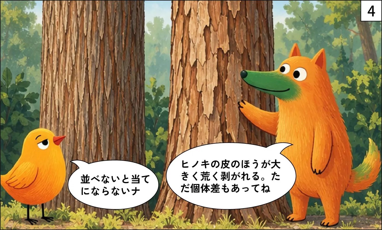 もくめディア|ヒノキとスギの見分け方-4