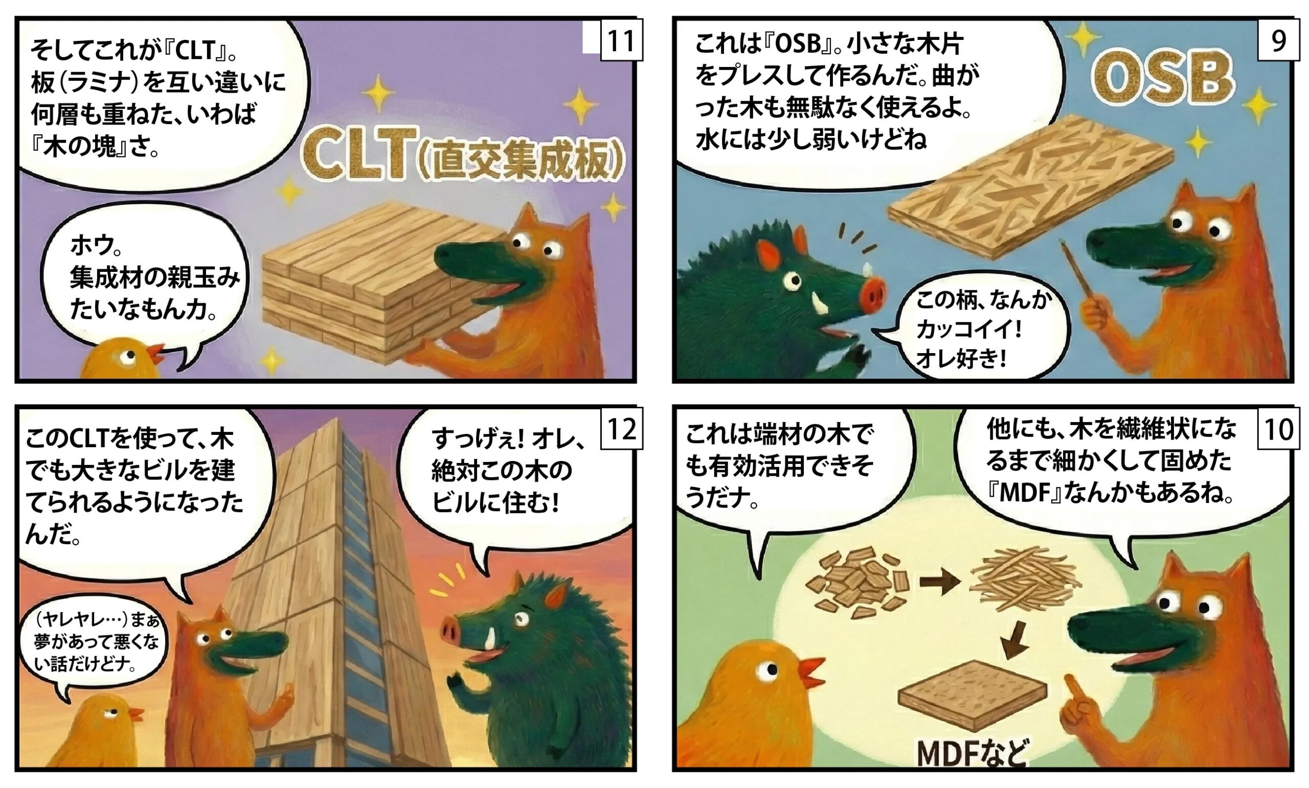 木質建材漫画③|もくめディア