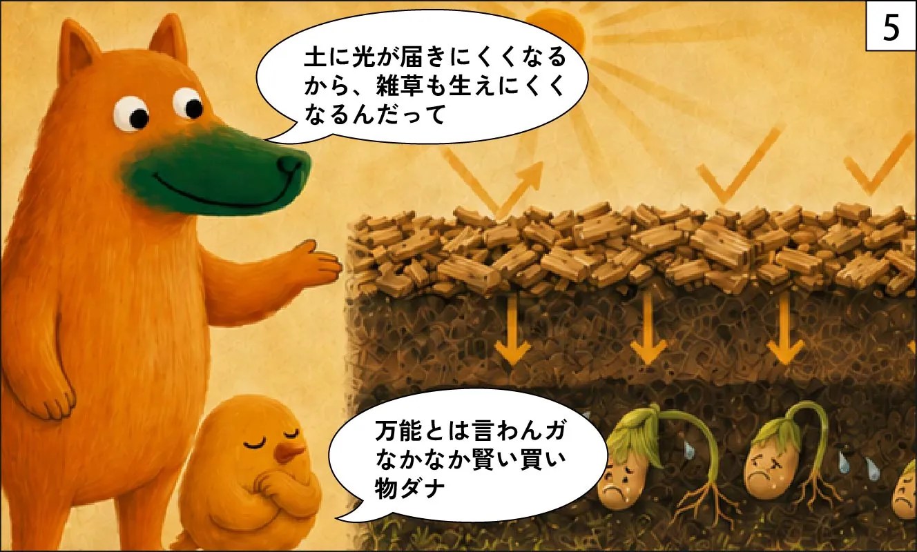 もくめディア|ウッドチップのデメリットと対策-5