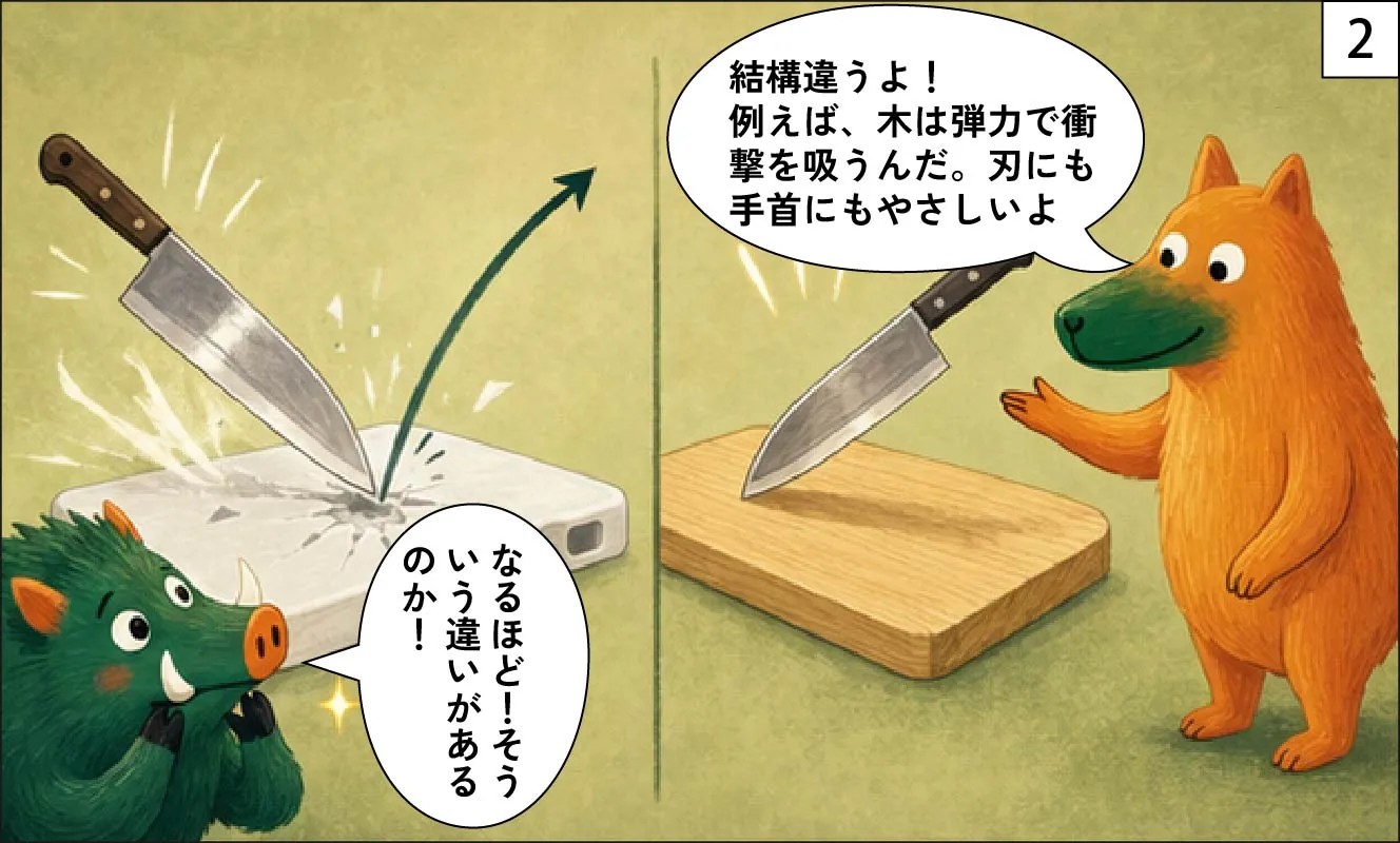 もくめディア|まな板はイチョウとヒノキどっち?-2