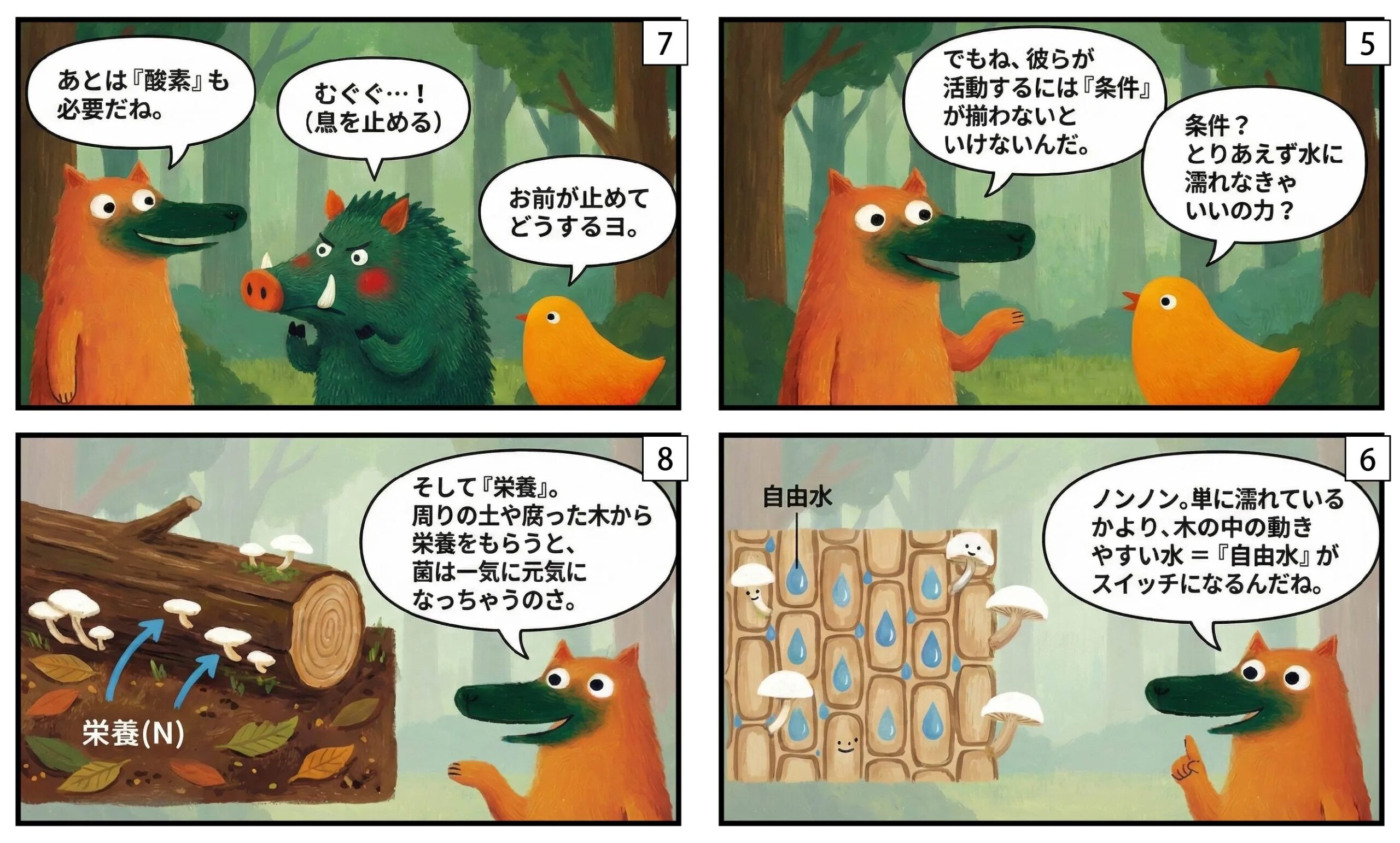 木が腐る理由漫画②|もくめディア