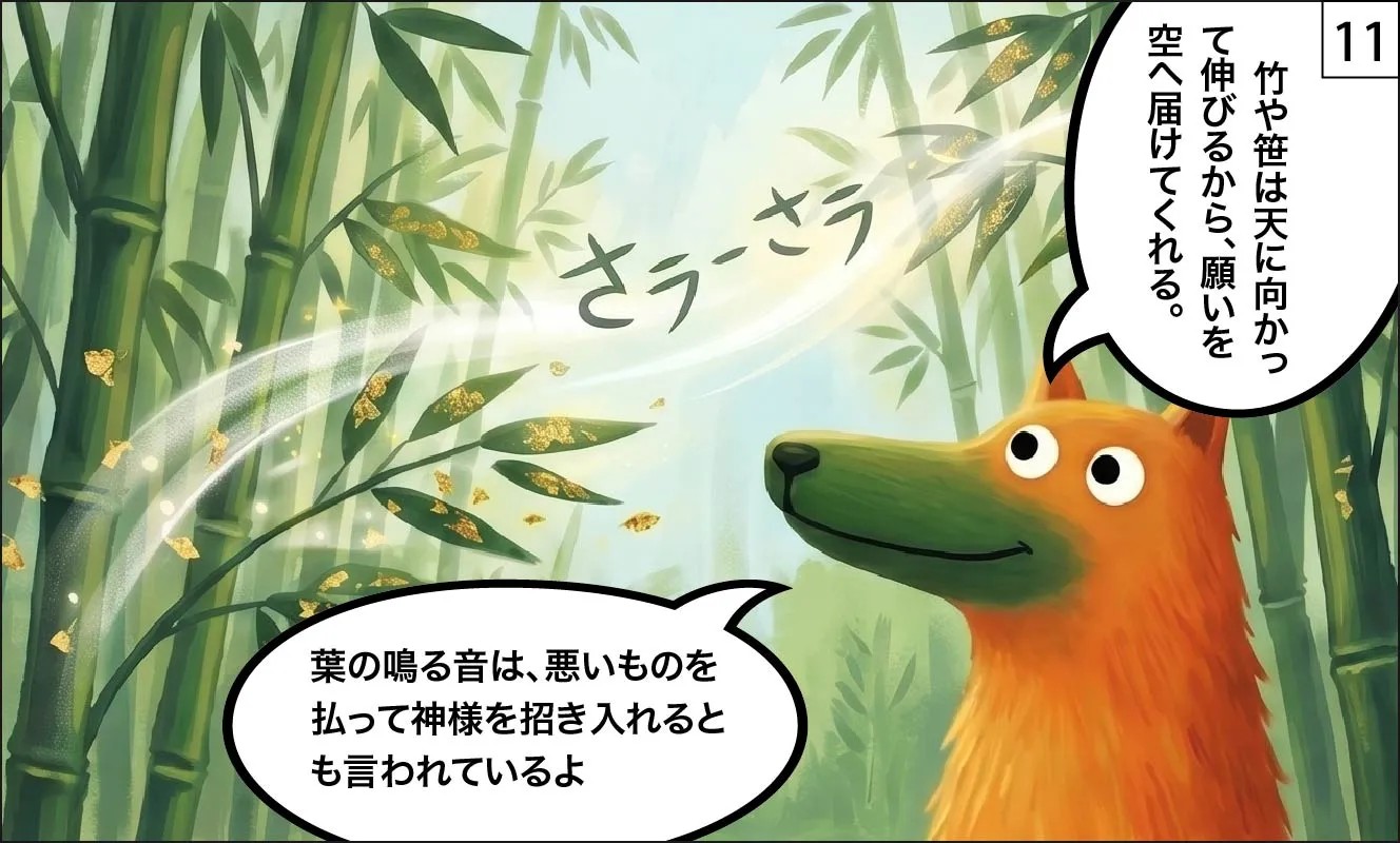 笹の葉 歌 意味 漫画