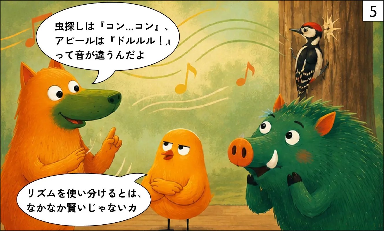 もくめディア|キツツキはなぜ木をつつくのか?5