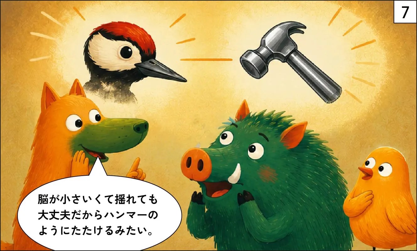 もくめディア|キツツキはなぜ木をつつくのか?7