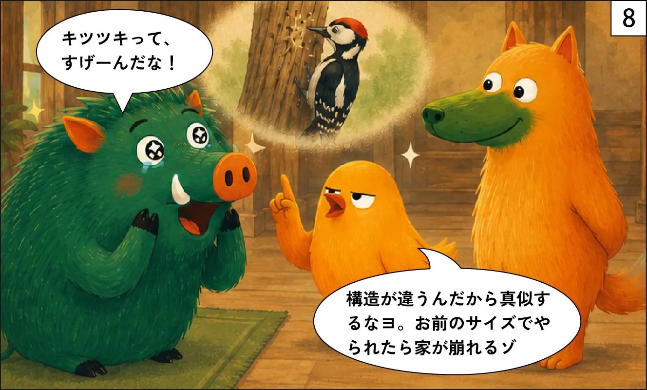 もくめディア|キツツキはなぜ木をつつくのか?8