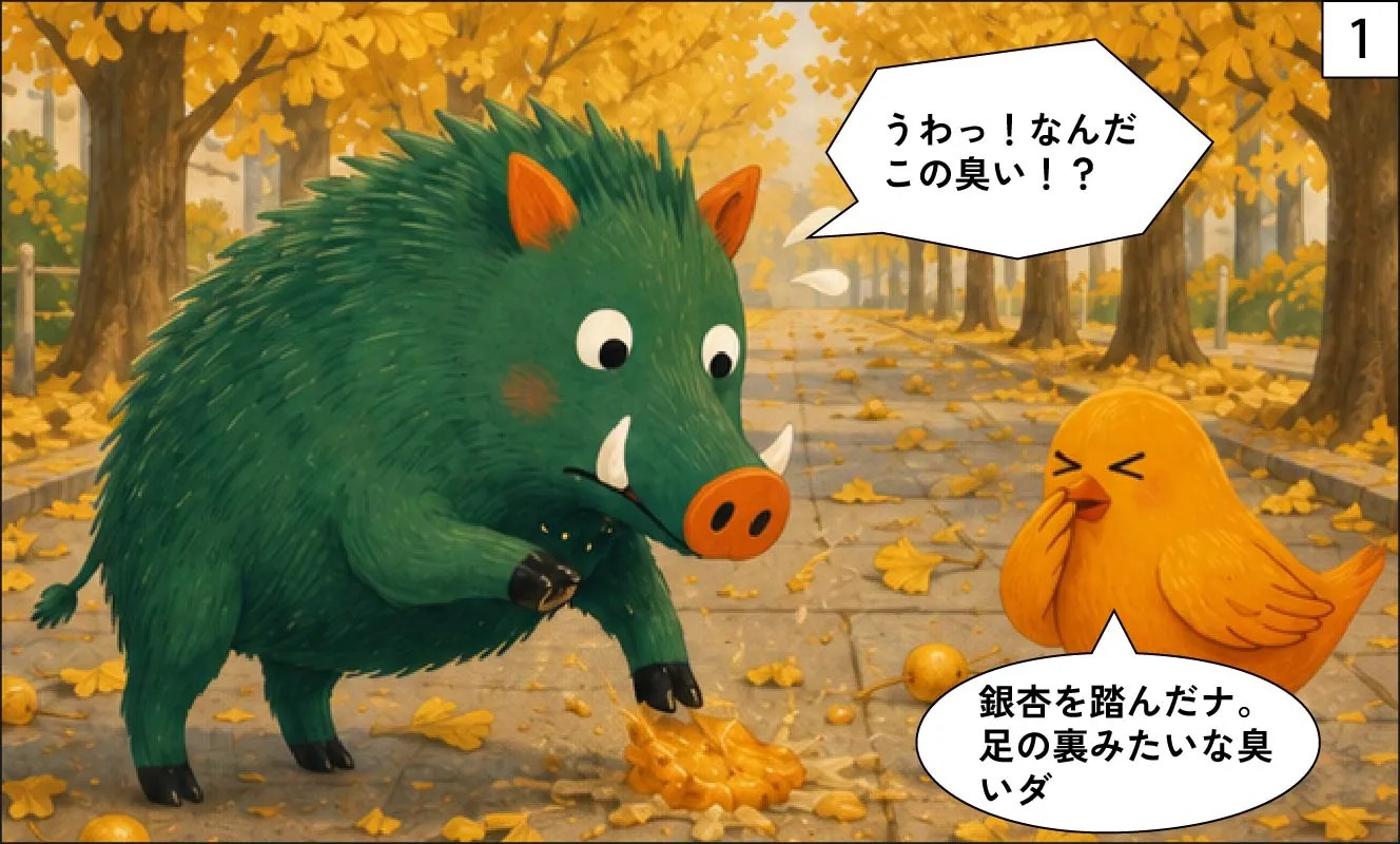 もくめディア|銀杏はなぜ臭い?-1